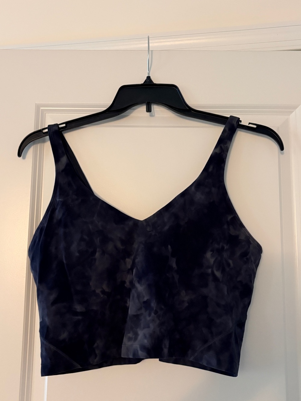 lululemon Align Navy Tie-Dye Longline Sports Bra